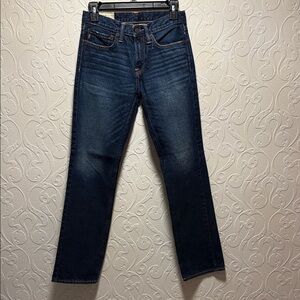 Abercrombie & Fitch Dark Blue Straight Jeans